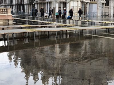 St Mark's Basilica with Raised Walkways